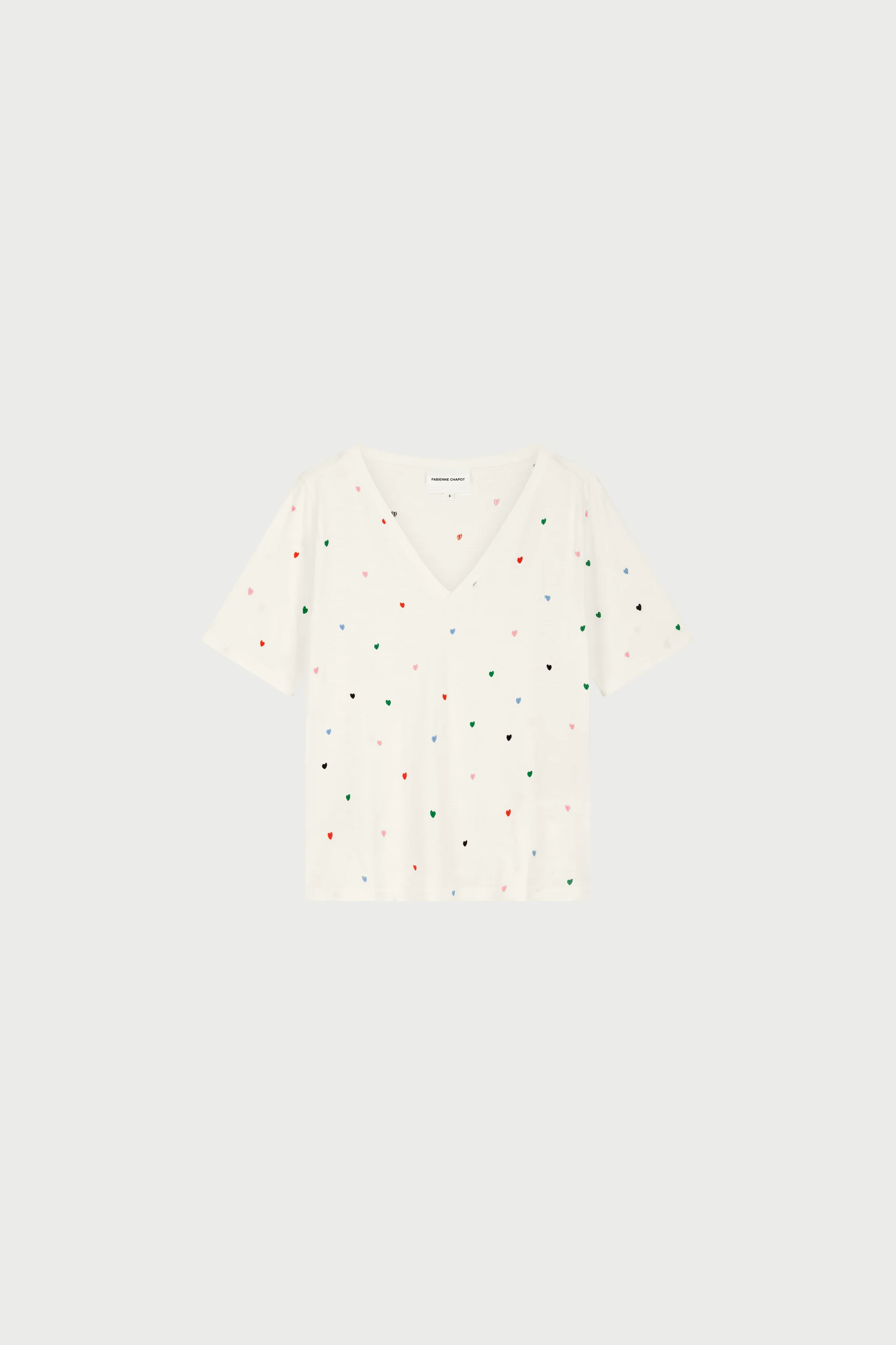 Phil V-Neck T-Shirt | Cosy White - Image 6