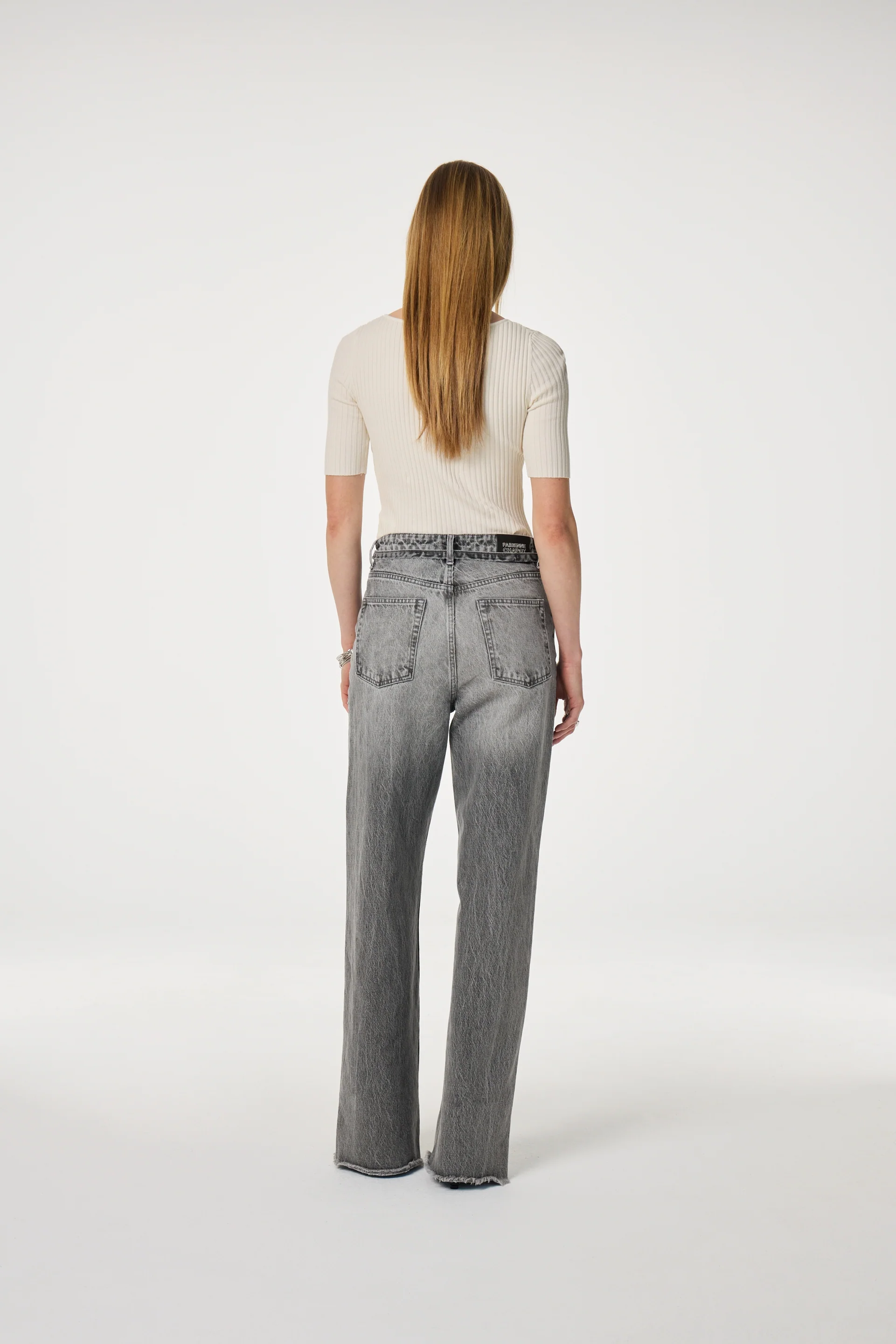 Zoe Boyfriend Jeans | Faded Grey - Image 3