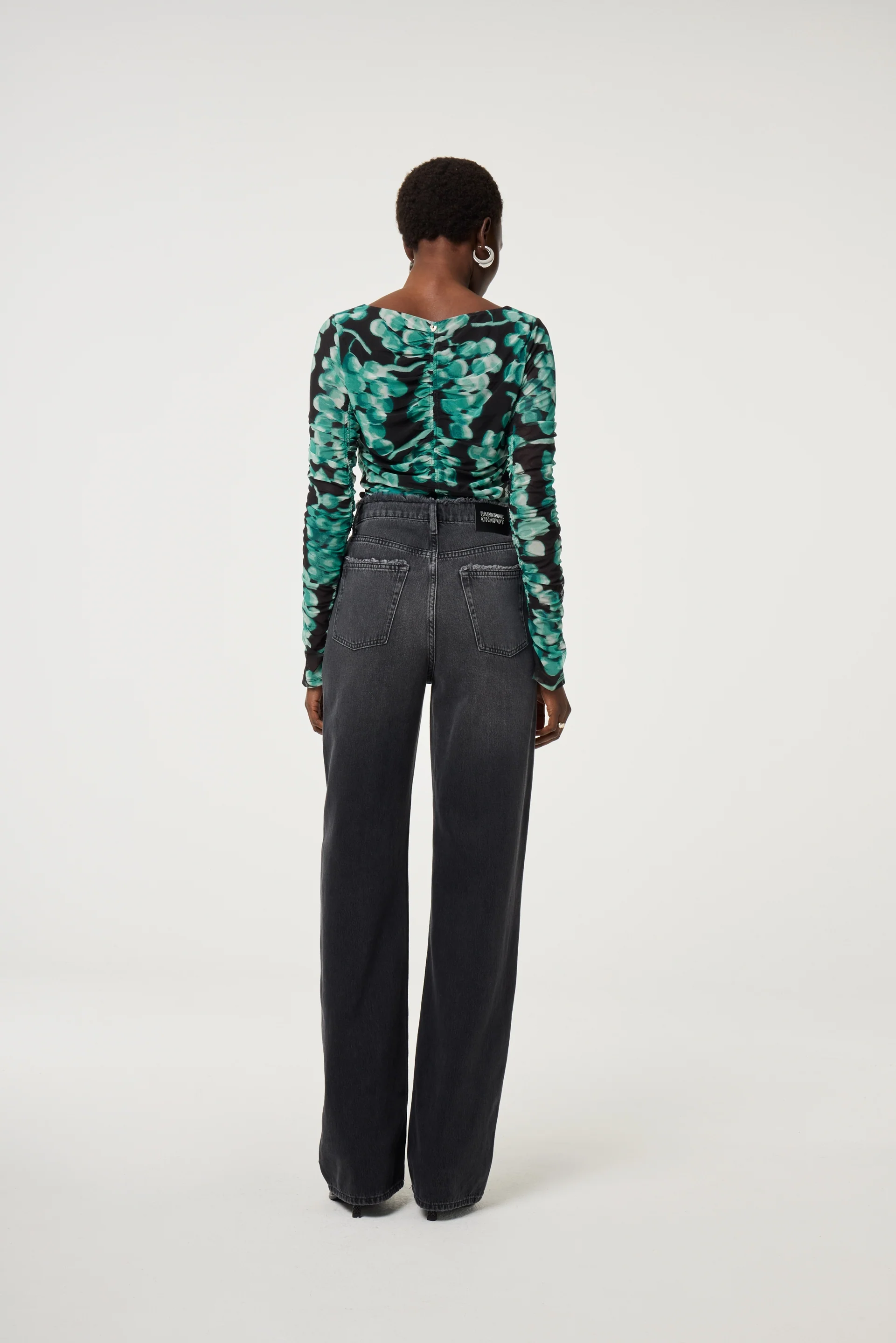 Zoe Boyfriend Jeans | Washed Black - Image 4